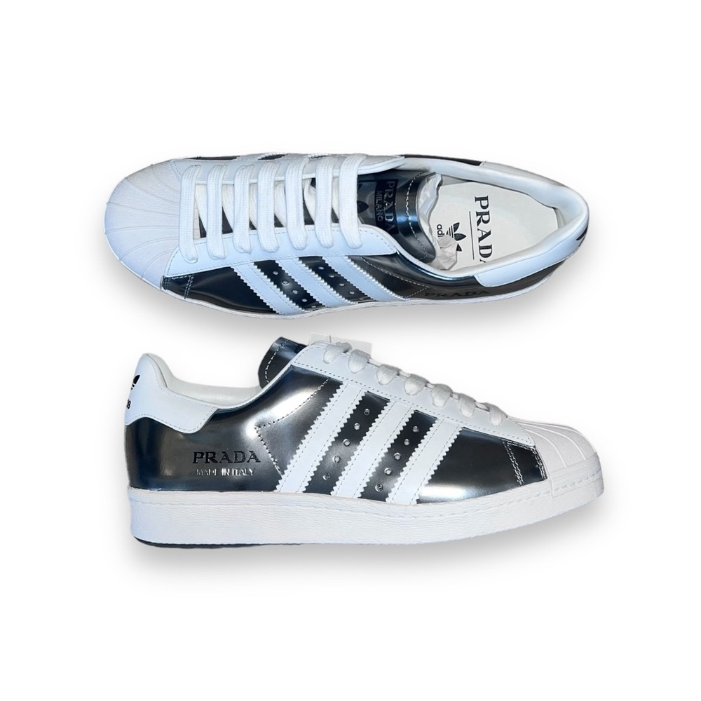New Prada x Adidas Superstar Sneakers